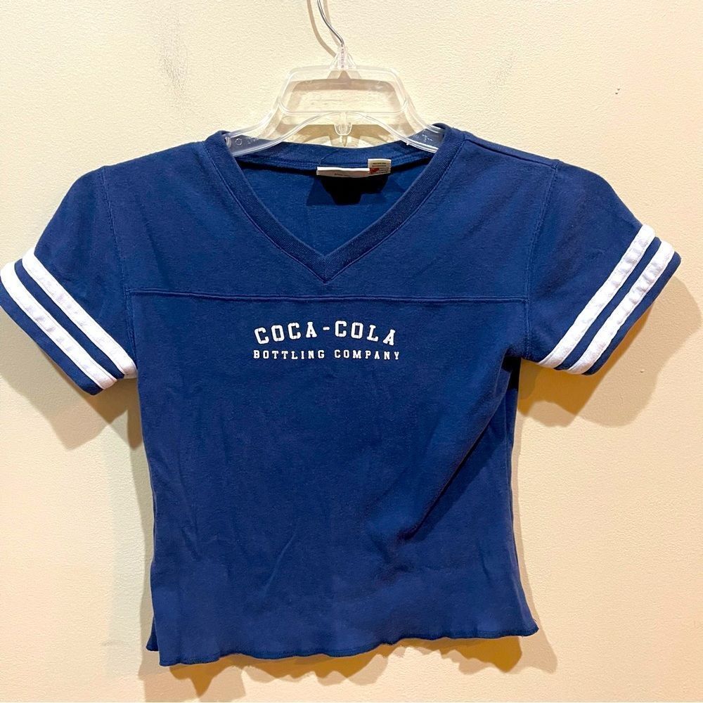 Vintage Y2K COCA-COLA Crop Top Medium